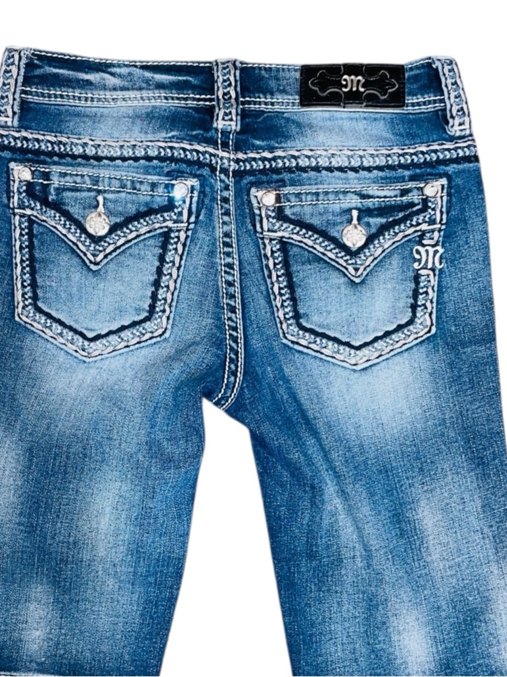 Miss Me Women’s Blue Jean Bermuda Shorts Size 25